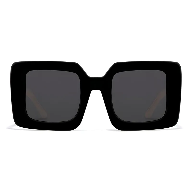 PROTAGO Acetate Velour Square Sunglasses Unisex-5