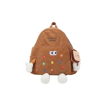 BUBM Corduroy Backpack Regular Women's Multicolor
