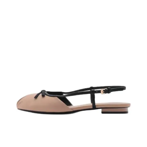 MANGO Casual Single Shoes Women's Flesh