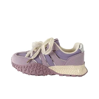 Than Than Me Anti Slip Wear Resistant Low Top Skateboard Shoes Women's Purple