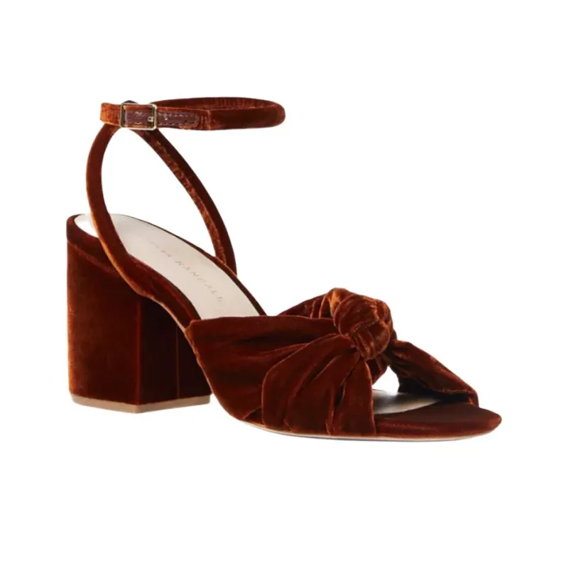 Loeffler Randall Fiamma One Strap Sandals 7.6cm Women's Red-2