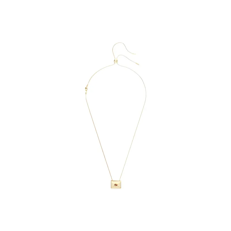 Swarovski Letra Swarovski Crystal Necklaces Unisex Gold-1