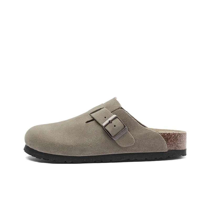 BENZI Stitching Quiet Abrasion Resistant Slip Resistant Wrap toe Slippers Unisex-10