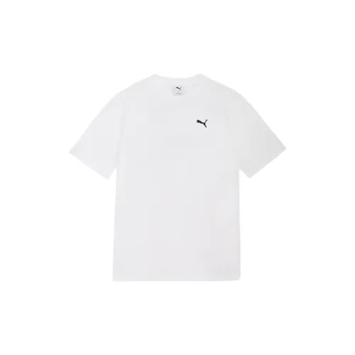 PUMA T Shirts Unisex White 02