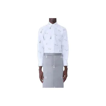 THOM BROWNE Shirts Men White