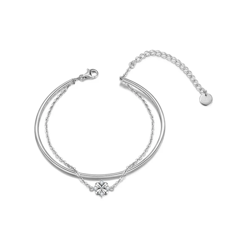 CHAOHONGJI 925 Sterling Silver Bangles Women's-0