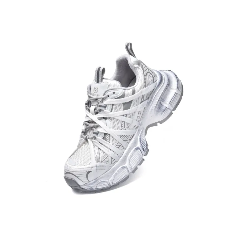 MISTERY Breathable And Lightweight Low Top Chunky Sneakers Women's-21