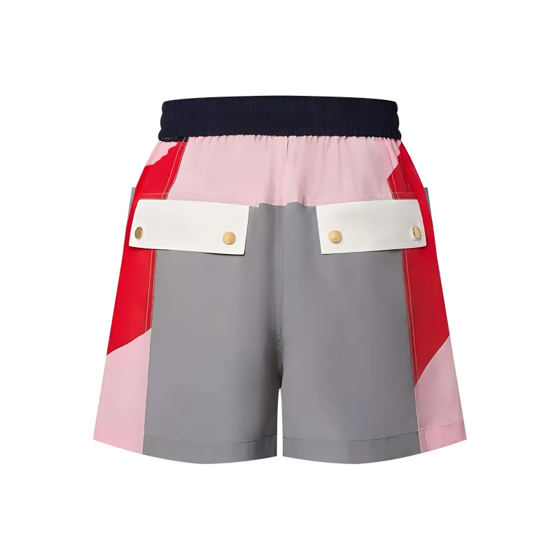 LOUIS VUITTON Lv X Ac Geometric Print Shorts-1