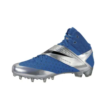 Nike Anti Slip Wear Resistant Soccer Shoes Unisex Blue Silver