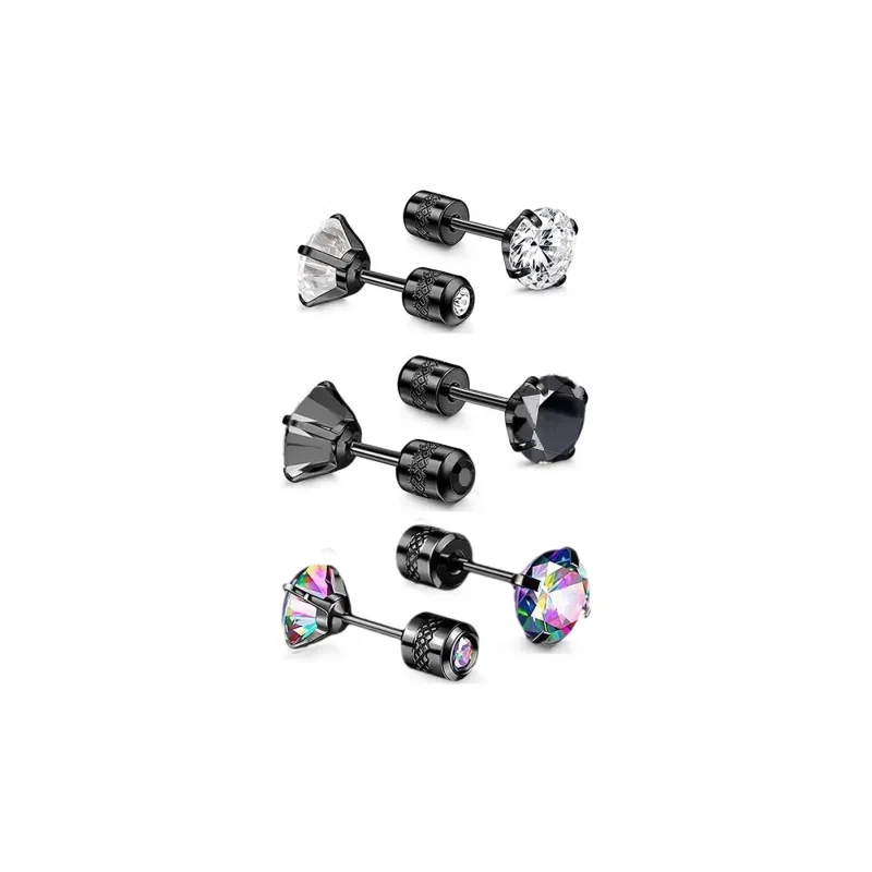 GUDS GAVE Stainless Steel Stud Earrings Unisex-0
