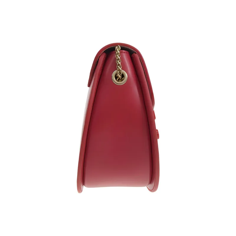 Furla Leather Shoulder Bag Women's Red-1