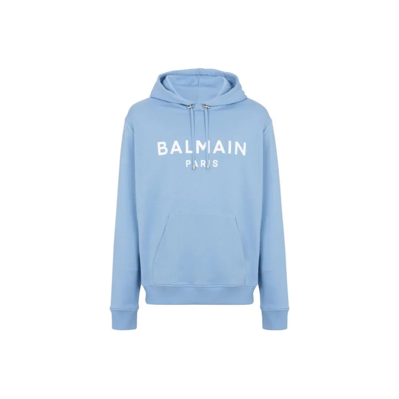 BALMAIN FW23 Sweatshirt Men's Light Blue-0