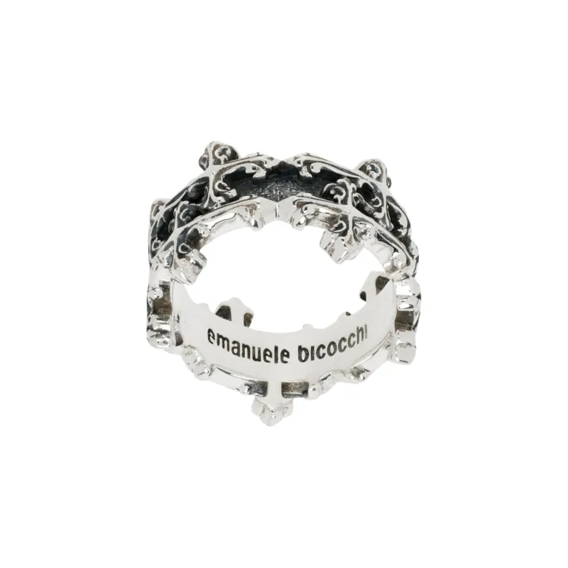 EMANUELE BICOCCHI Avelli Double Band Ring-0