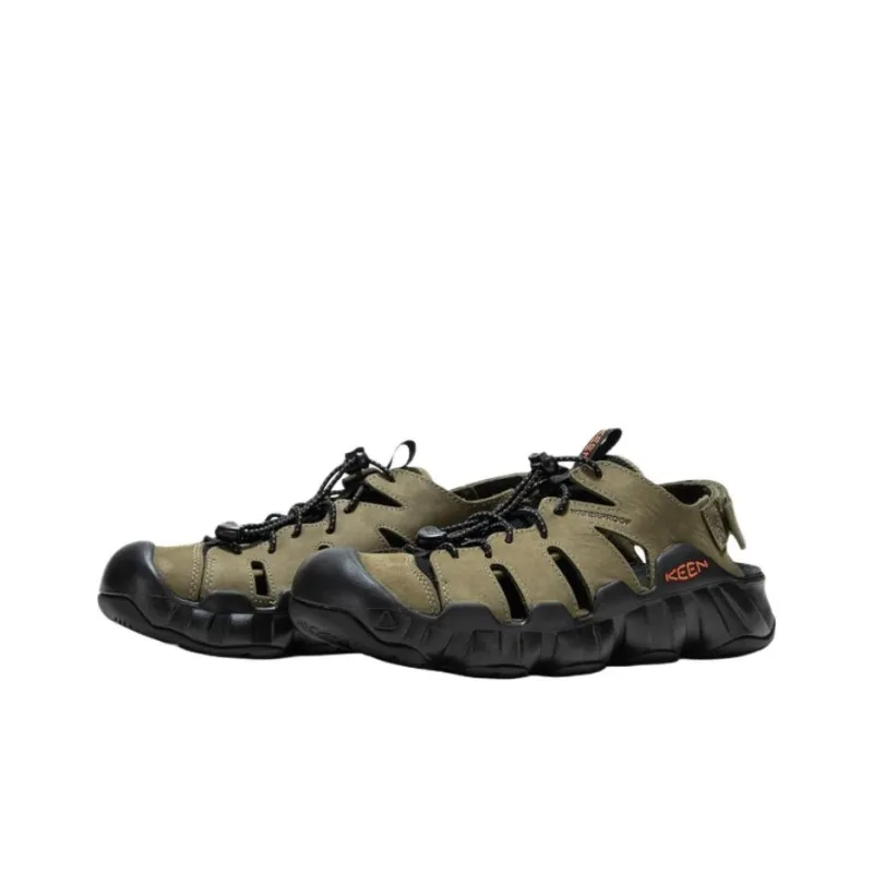KEEN HYPERPORT Breathable And Wear resistant River Trekking Shoes Men's Dark Green-1