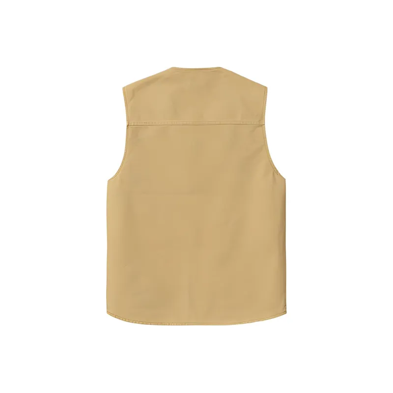 Carhartt WIP V Neck Logp Patch Zipped Vest-1