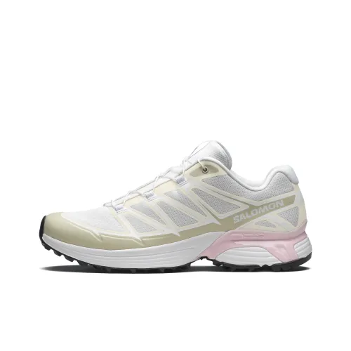 SALOMON XT Pathway 2 Slip Resistant And Breathable Low Top Casual Running Shoes Men's Ecru
