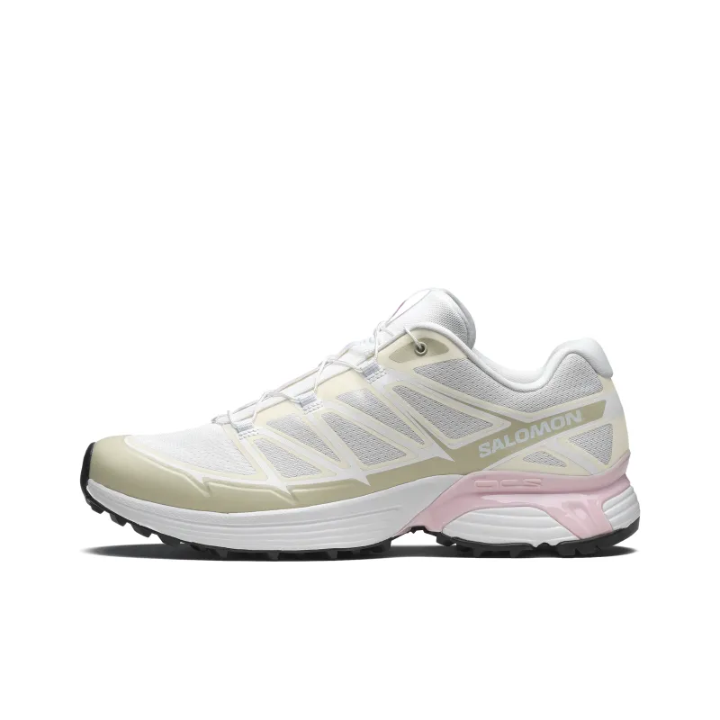 SALOMON XT Pathway 2 Slip Resistant And Breathable Low Top Casual Running Shoes Men's Ecru-0
