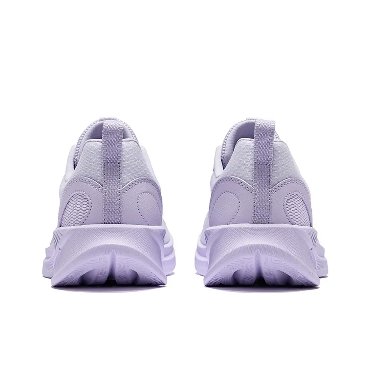 Erke Cushioning Breathable Low Top City Commute Running Shoes Women's Tranquil Purple Aromatherapy-3