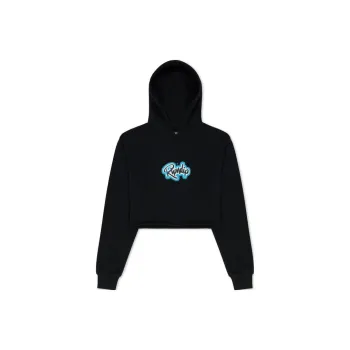 RIPNDIP In Loving Memory Cropped Hoodie Sweatshirt Men's Black