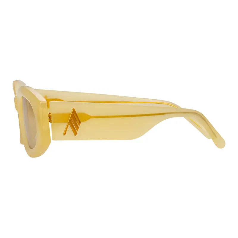 Linda Farrow X The Attico Berta Oval Sunglasses-3
