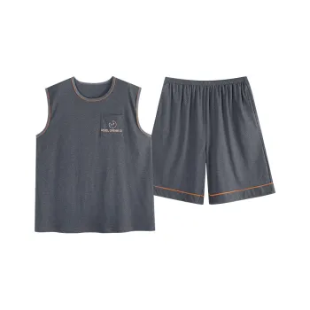 BONAS Pajama Set Men's Dark Gray