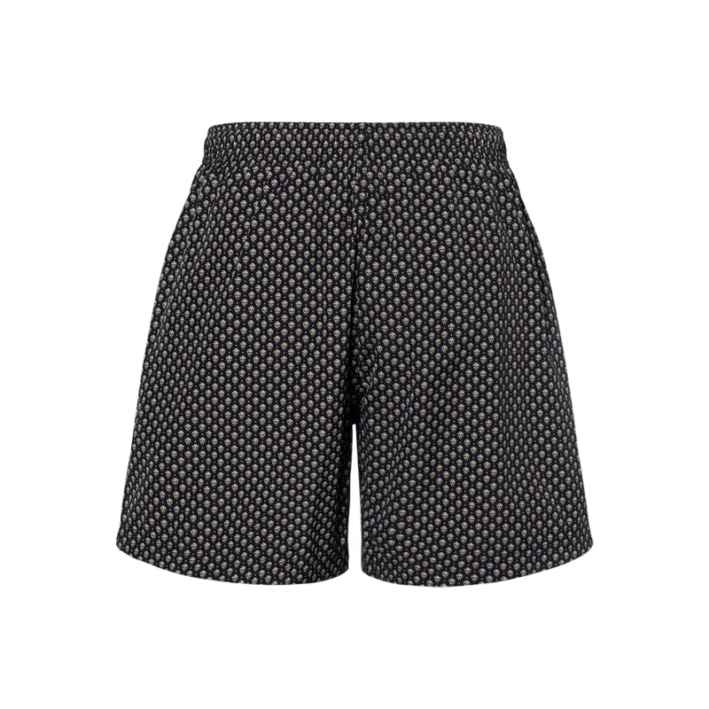 Alexander McQueen Skull print Side straps Swim Shorts-1