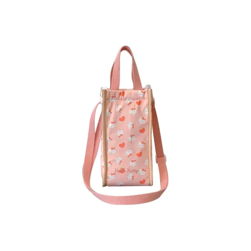 Sanrio Hello Kitty Polyester Cotton Blend Makeup Bag Women's Dusty Pink