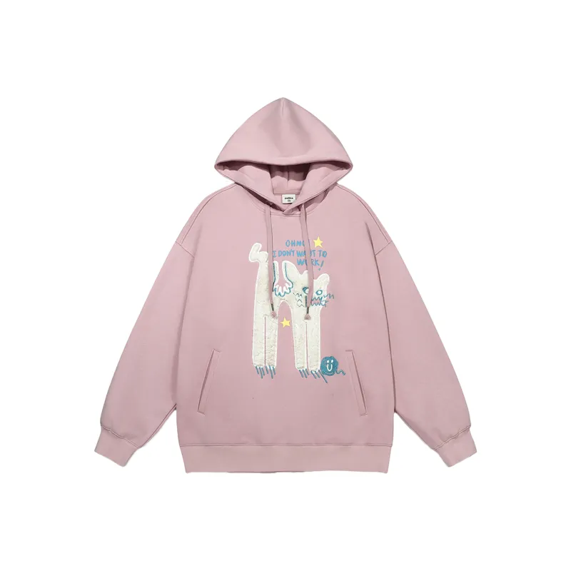 Guuka Sweatshirts Unisex Pink-0