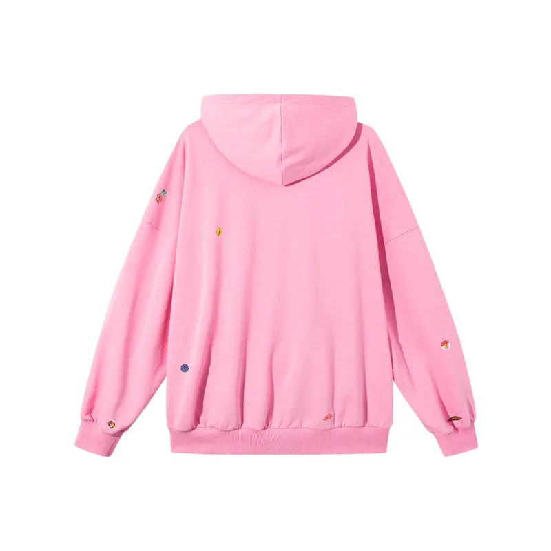 Ouyang Sweatshirt Jacket Women's Cool Rose Pink-1