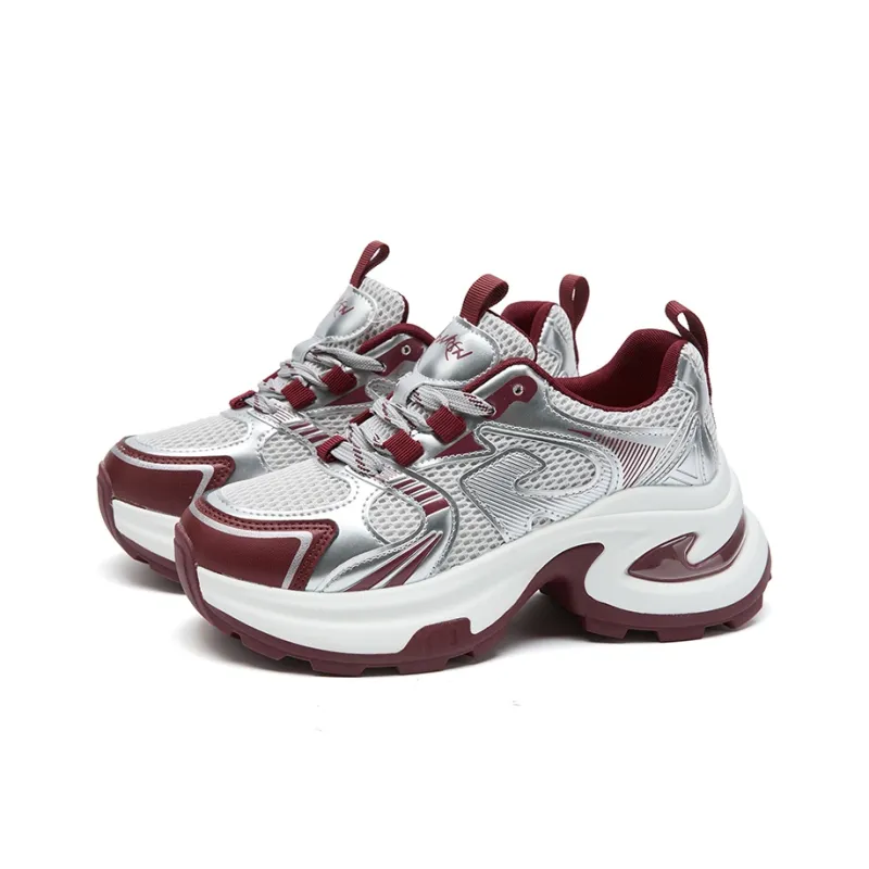 WESTLINK Slip Resistant Low Top Chunky Sneakers Women's-1