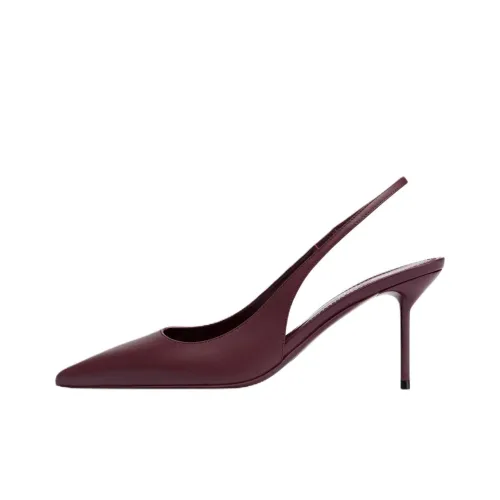 Paris Texas Lidia Slim Heel High Heels 7cm Women's Dark Red