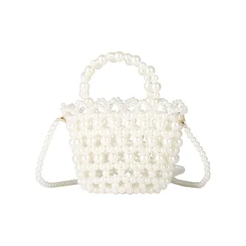 Venerable Brahma ABS Plastic One Shoulder Handbags Unisex White
