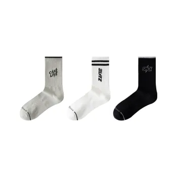 Cotton Gene Mid Calf Socks Men's Combo Set
