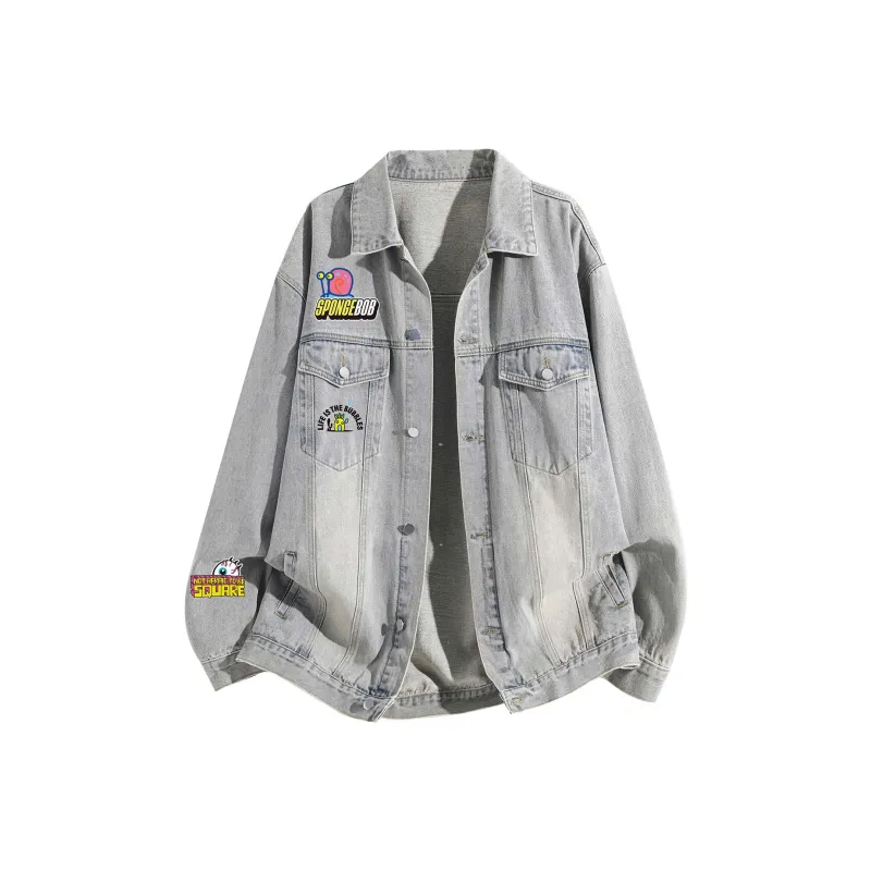 SPONGEBOB SQUAREPANTS Denim Jacket Unisex-0