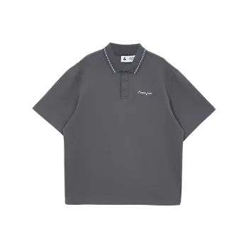 JACK JONES· Polo Shirt Men's E39 Forged Steel Gray