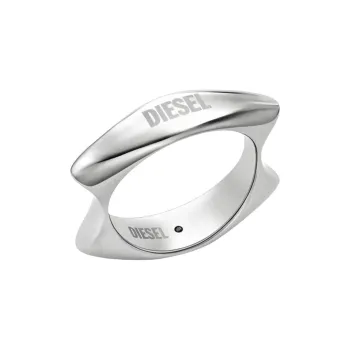 DIESEL Logo Stamp Ring
