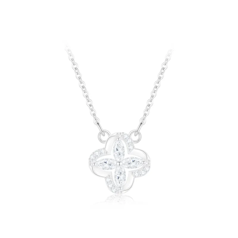 PRETTY DIARY Zircon Necklaces Women's-0