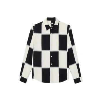 Sandro Shirts Men Black/White