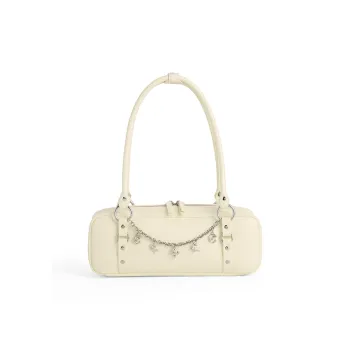 JACD PU Shoulder Bag Women's Apricot/Green