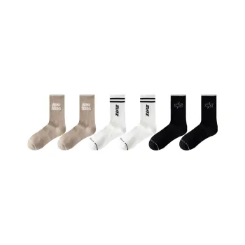 Cotton Gene Mid Calf Socks Men's Combo Set