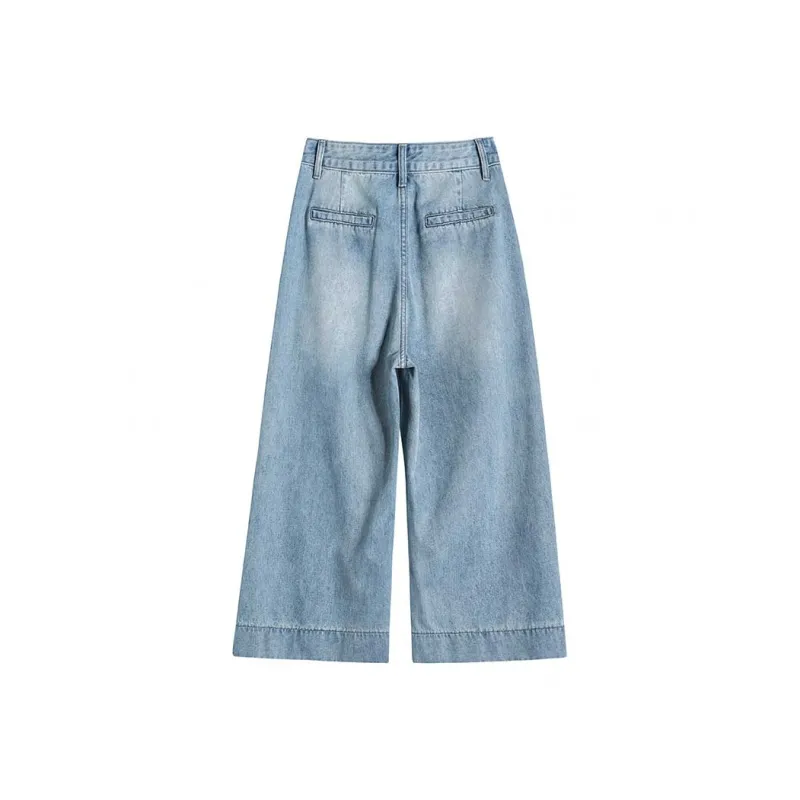 FAWENXIANGZI Jeans Women's Blue-1