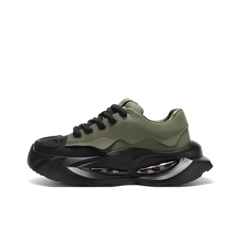 SOURCE Anti Slip And Wear Resistant Height Increasing Low Top Chunky Sneakers Men's-10