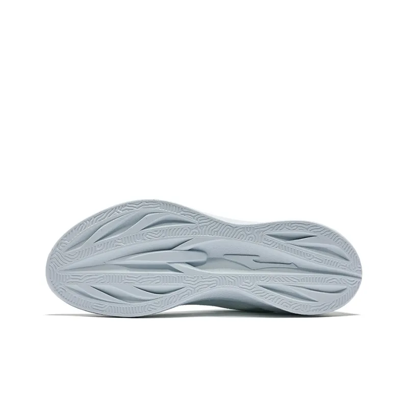 Erke Cushioning Breathable Low Top City Commute Running Shoes Women's Snowflake Gaoerke White-4