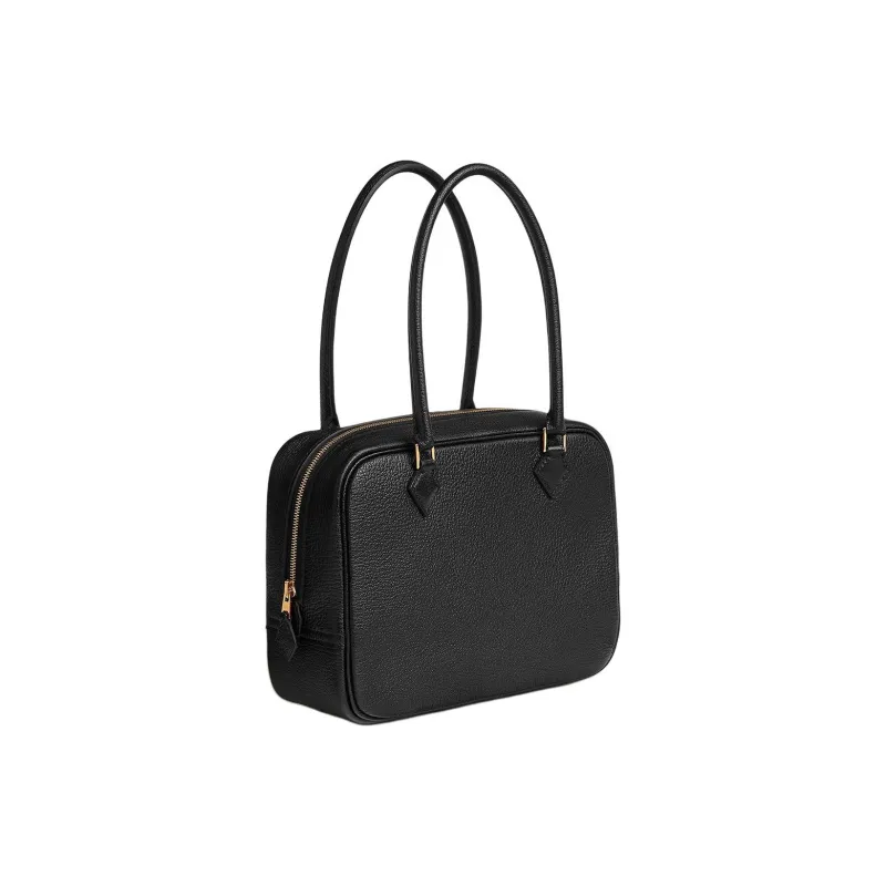 HERMES Mysore Goat Skin Tote Bag, Shopping Bag, Handbag Mini Women's 89 Noir Black-1