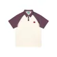 Beige Apricot with Purple Sleeves