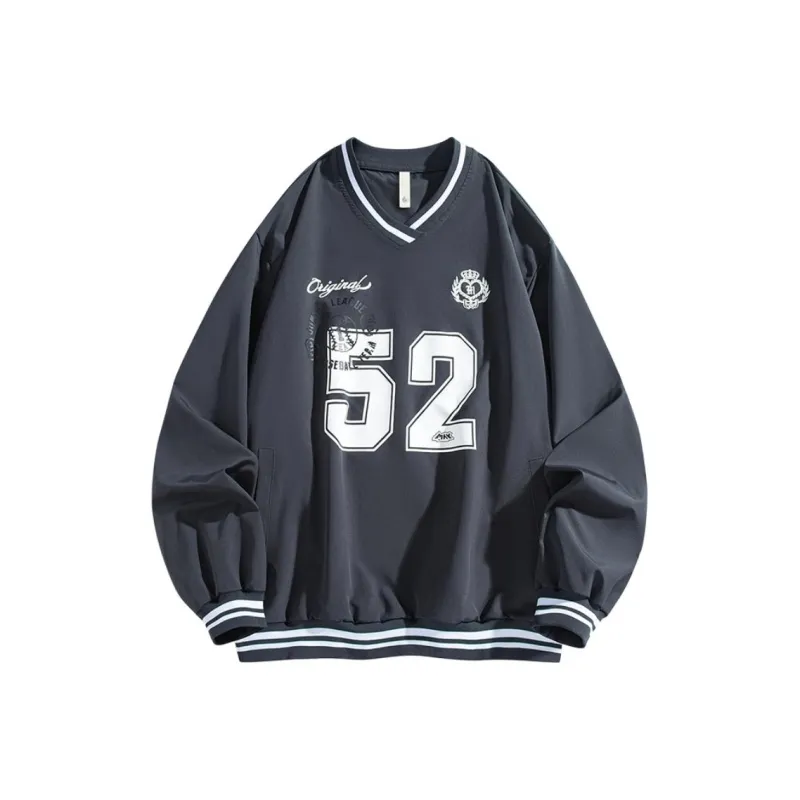 M MAICCO Sweatshirt Unisex Black/Burgundy Red/Sky Blue/Oat Gray/Peach Pink/Haze Blue-13