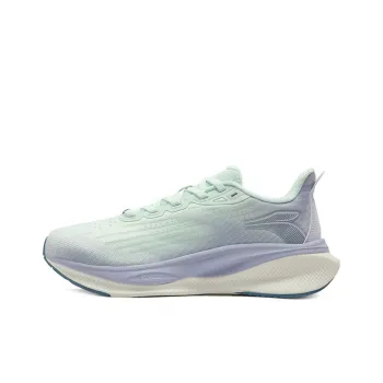 361° Magic Carpet Slip Resistant And Breathable Low Top Casual City Commute Running Shoes Women's Green Purple