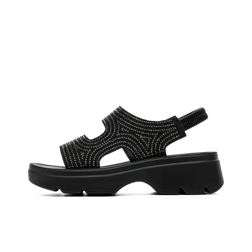 EBLAN One Strap Sandals Women's Black