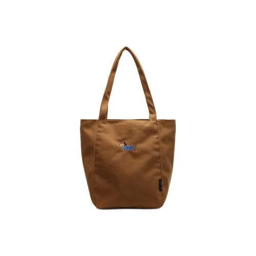 XIANGSU Canvas Tote Canvas Bag, Shoulder Bag Women's Brown/White/Black/Khaki