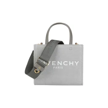 Givenchy Cow Leather Detail Tote Bag, Shopping Bag, Shoulder Bag, Crossbody Bag, Handbag Mini Women's Gray